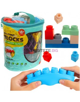 Гумени блокчета сензорни 30 броя за деца